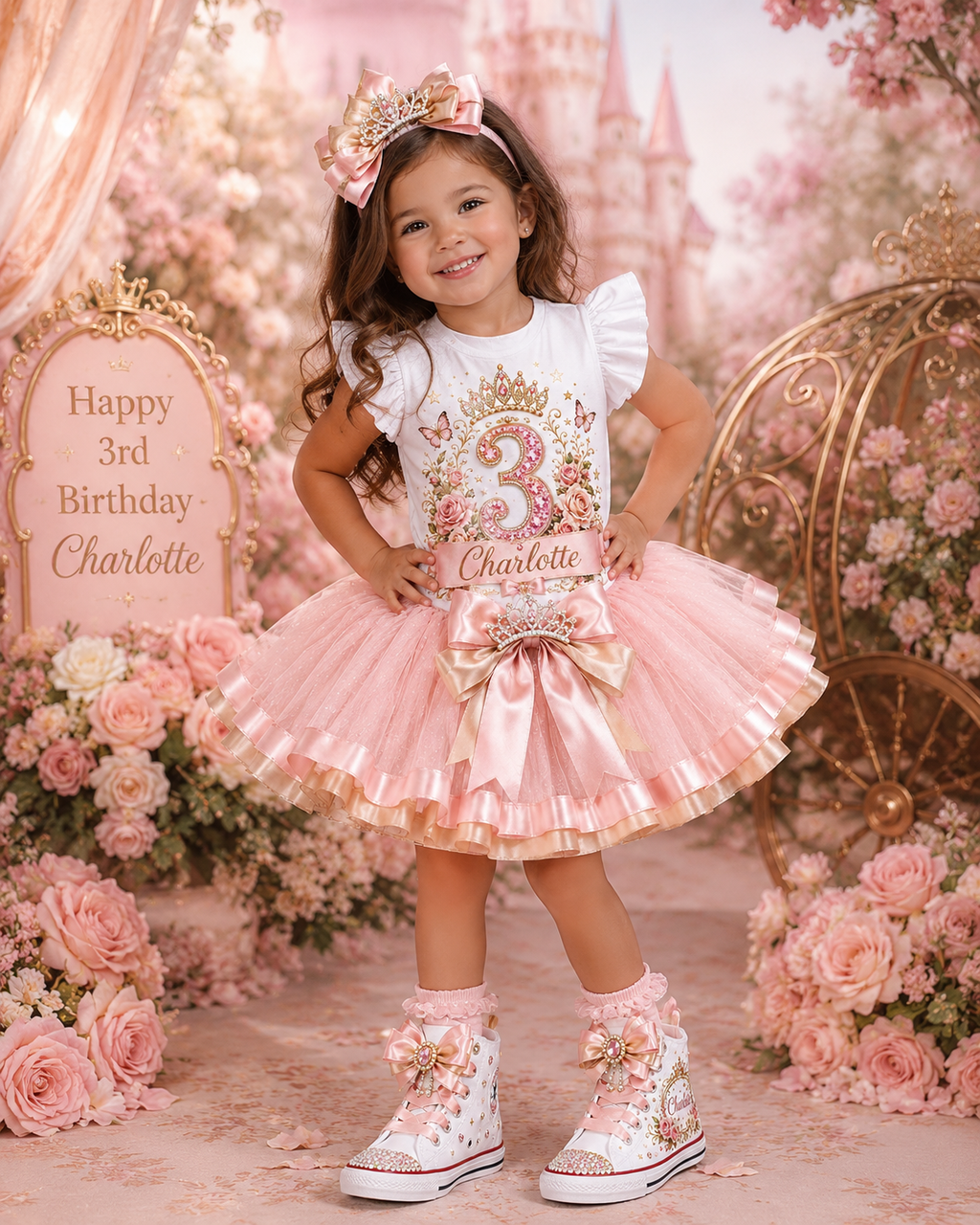 Royal Garden Princess | Personalized Princess Birthday Outfit