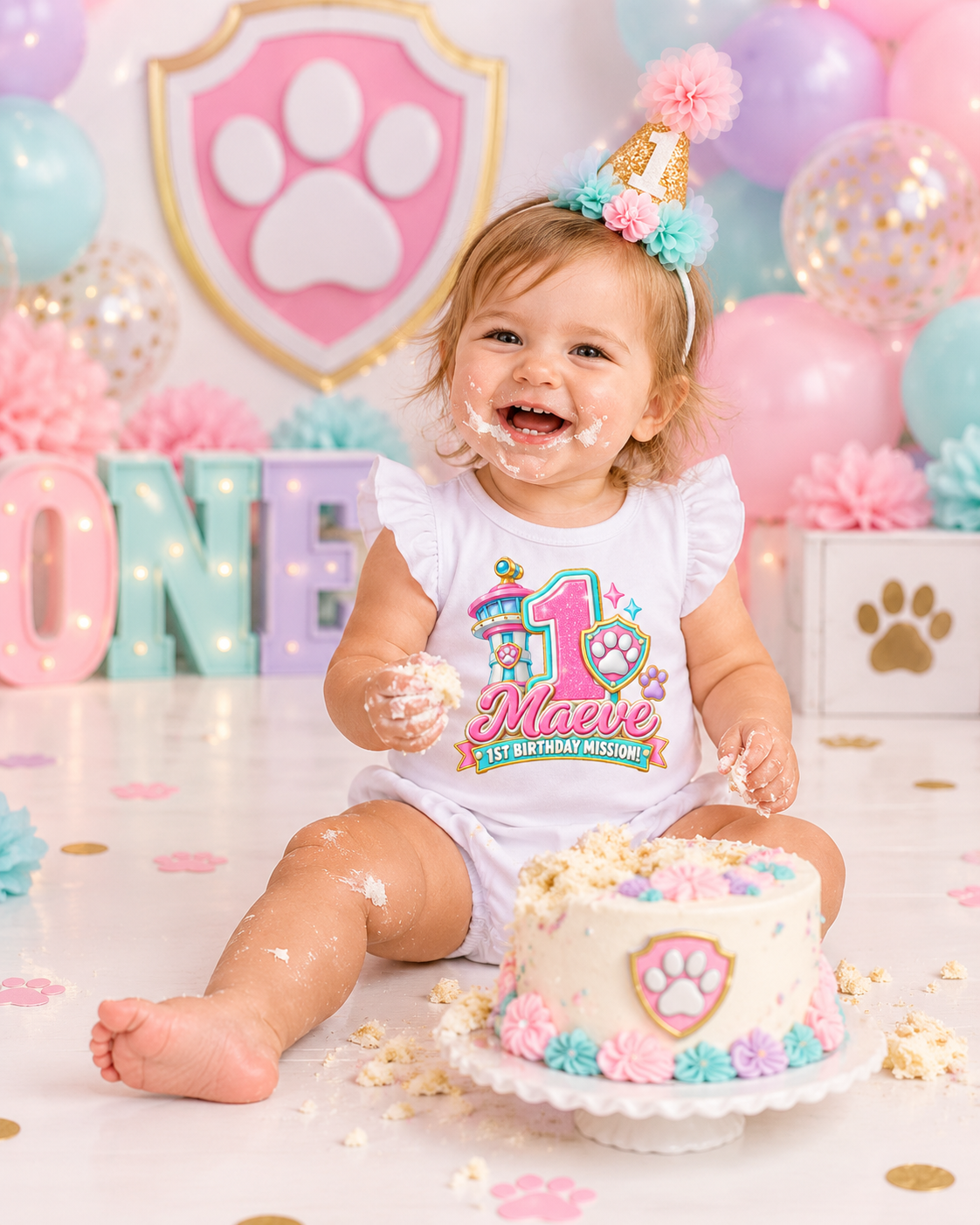 Rescue Adventure| Paw Patrol-Inspired Cake Smash Bundle