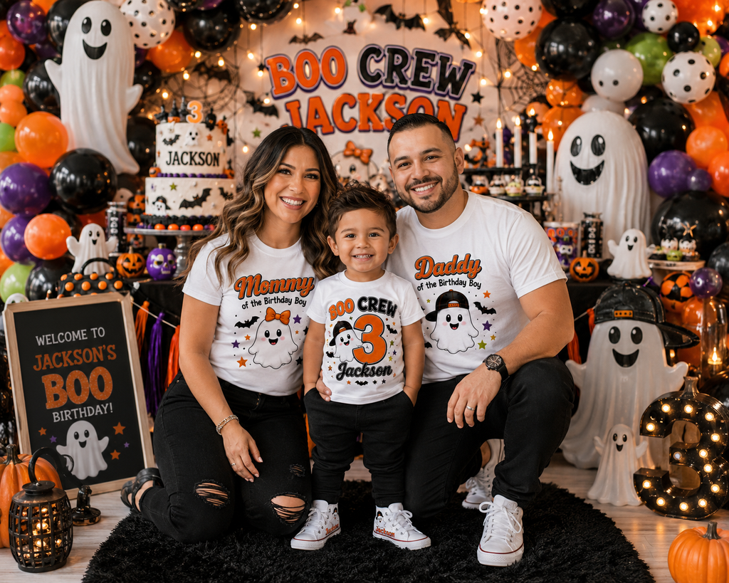 Boo Crew Boys Collection| Personalized Halloween Family Shirt