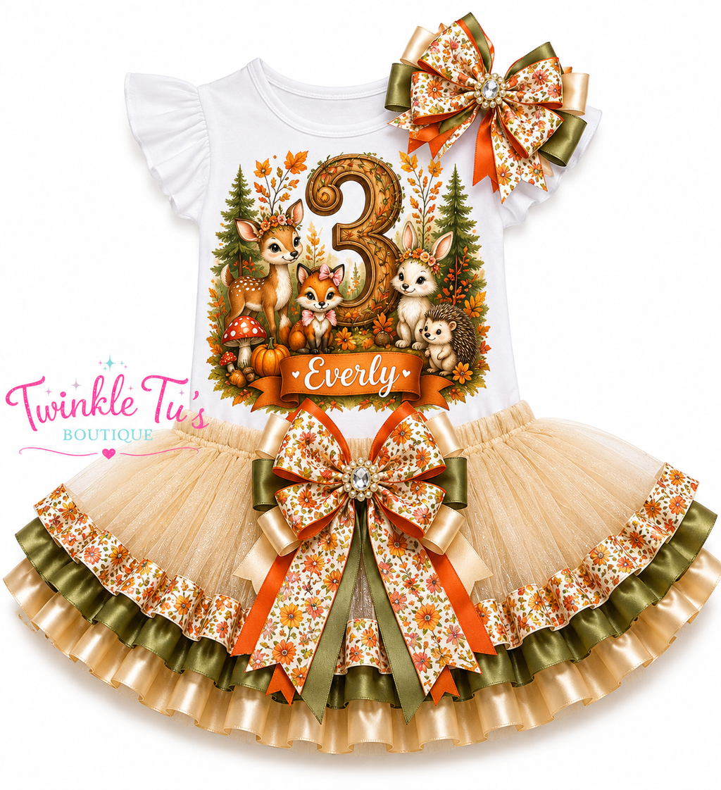 Woodland Harvest | Personalized Woodland Converse Bling Shoes