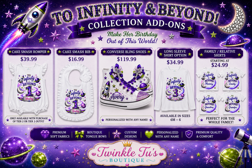 To Infinity & Beyond | Personalized Space Ranger Birthday Outfit