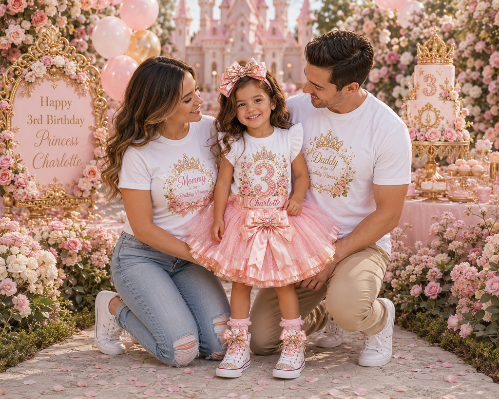 Royal Garden Princess | Personalized Princess Birthday Outfit