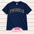 TWINKLE Leopard Print Varsity Graphic Tee | Preppy Animal Print Shirt