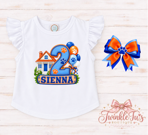 A Blue Celebration | Bluey-Inspired Personalized Birthday Outfit