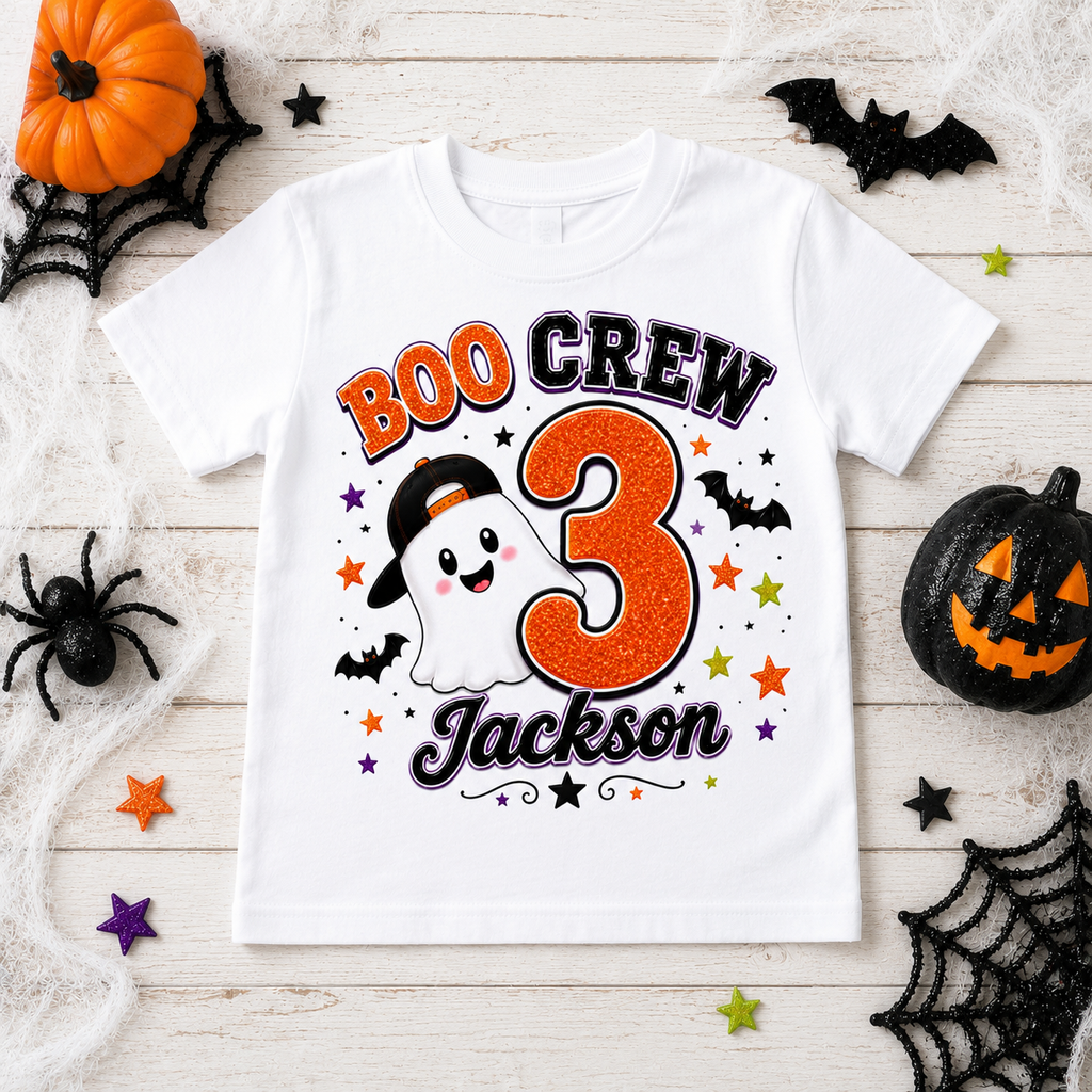 Boo Crew Boys Collection| Personalized Halloween Family Shirt