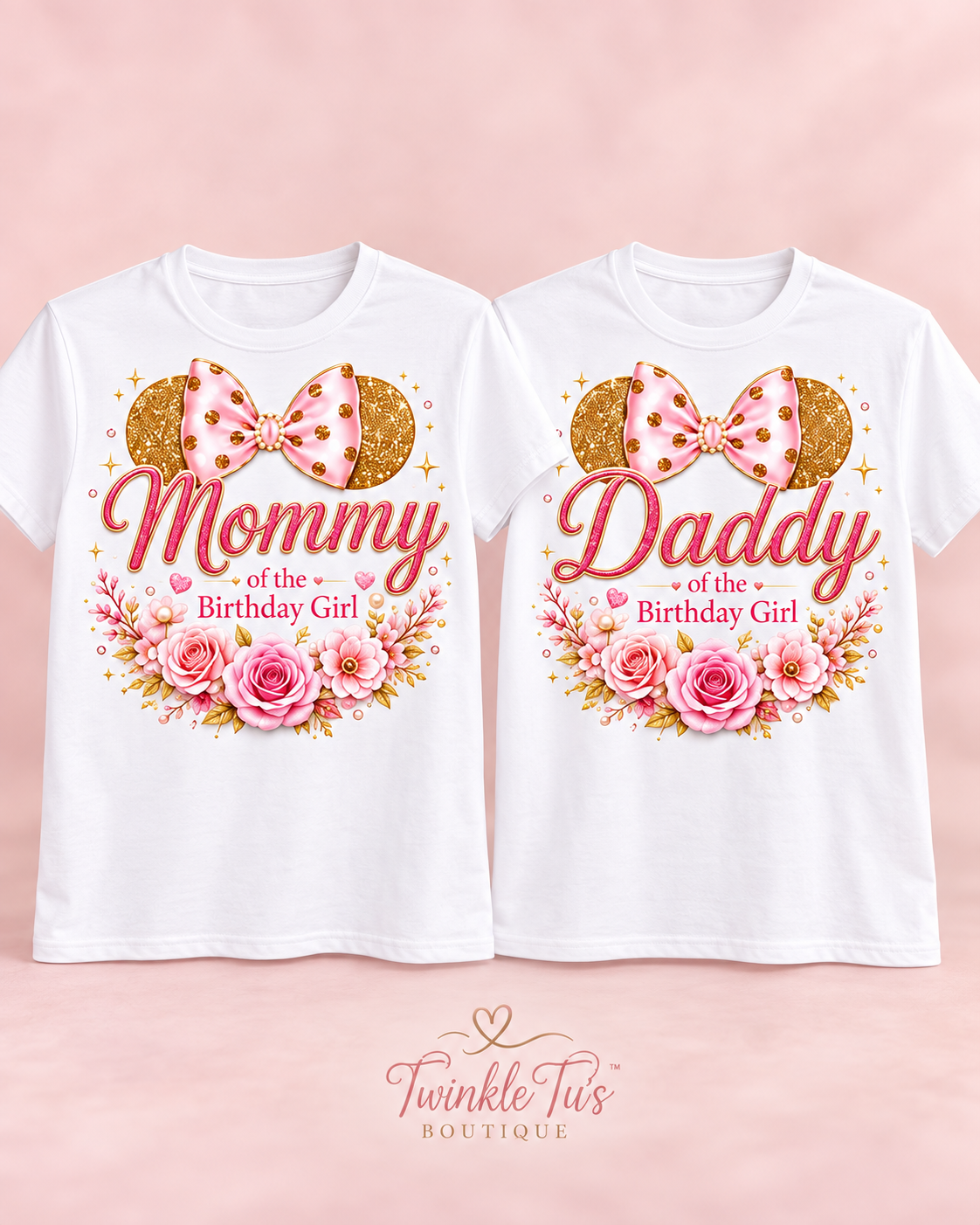 Birthday Bowtique | Minnie Mouse Inspired Personalized Family Shirts