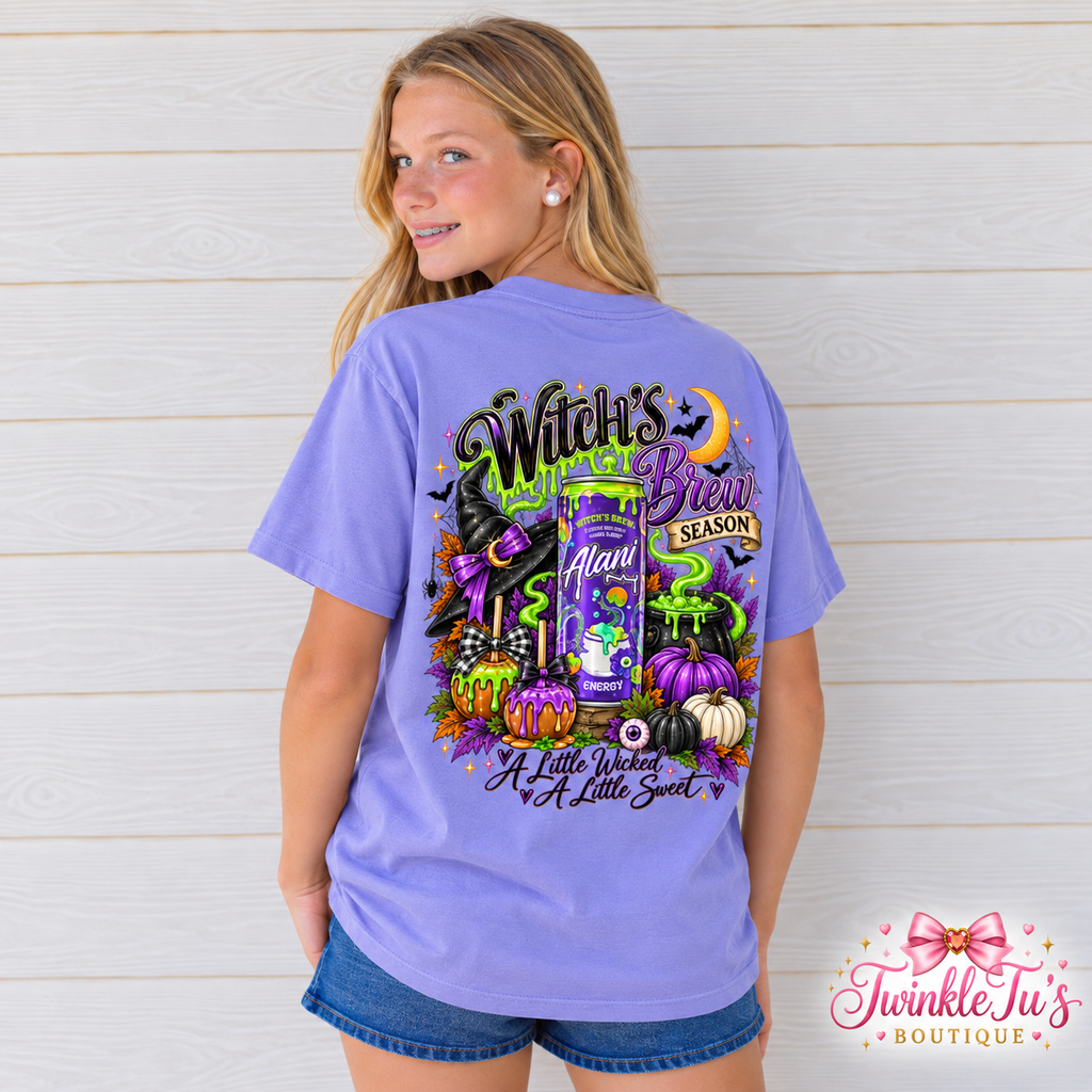 Witch’s Brew Season Halloween Graphic Tee | Twinkle Tu’s Boutique