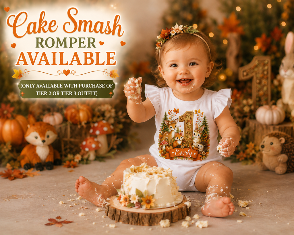 Woodland Harvest | Personalized Woodland Birthday Outfit