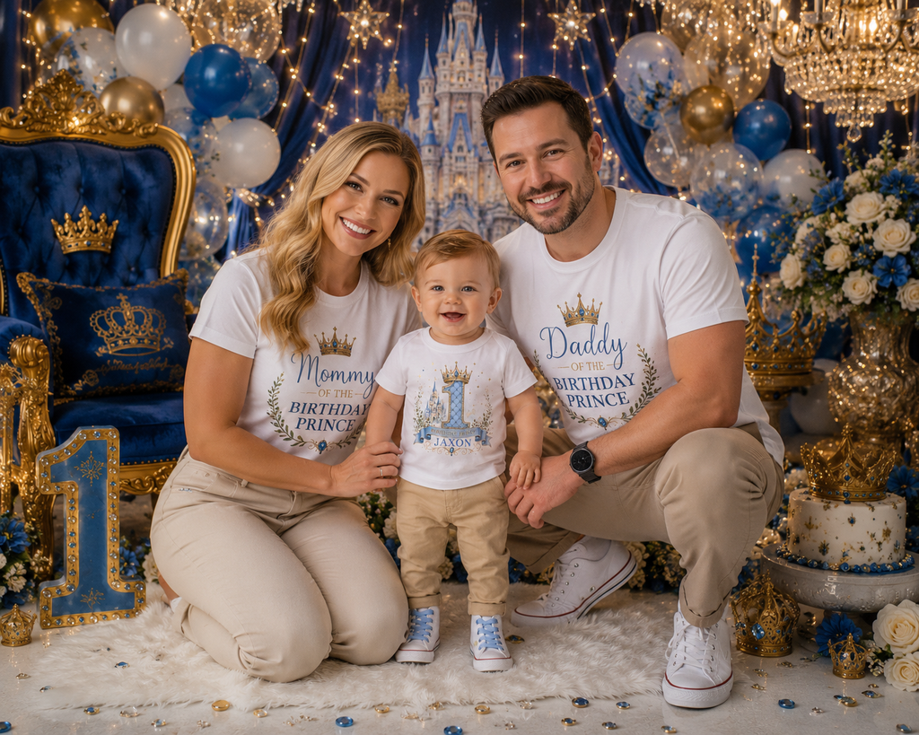 Royal Prince | Personalized Birthday Shirt for Boys