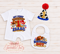 You've Got a Friend Boys | Personalized Toy Story-Inspired Birthday Cake Smash Set