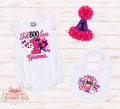 Boo-tiful Bows| Halloween Ghost Personalized Birthday Cake Smash Set