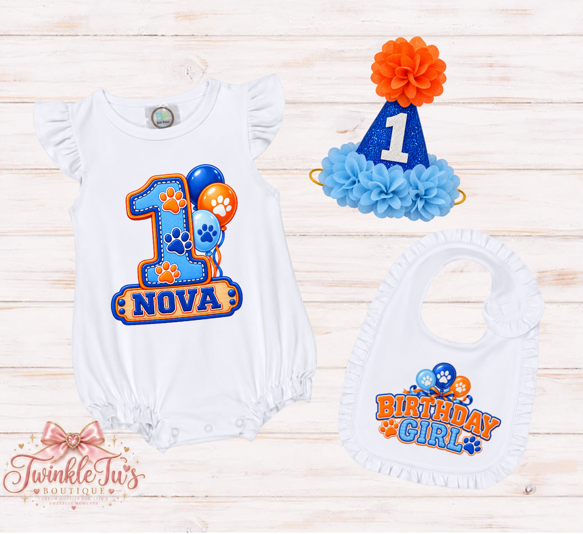 A Blue Celebration| Bluey-Inspired Cake Smash Bundle