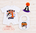 Birthday Boo | Boys Halloween Ghost Personalized Birthday Cake Smash Set