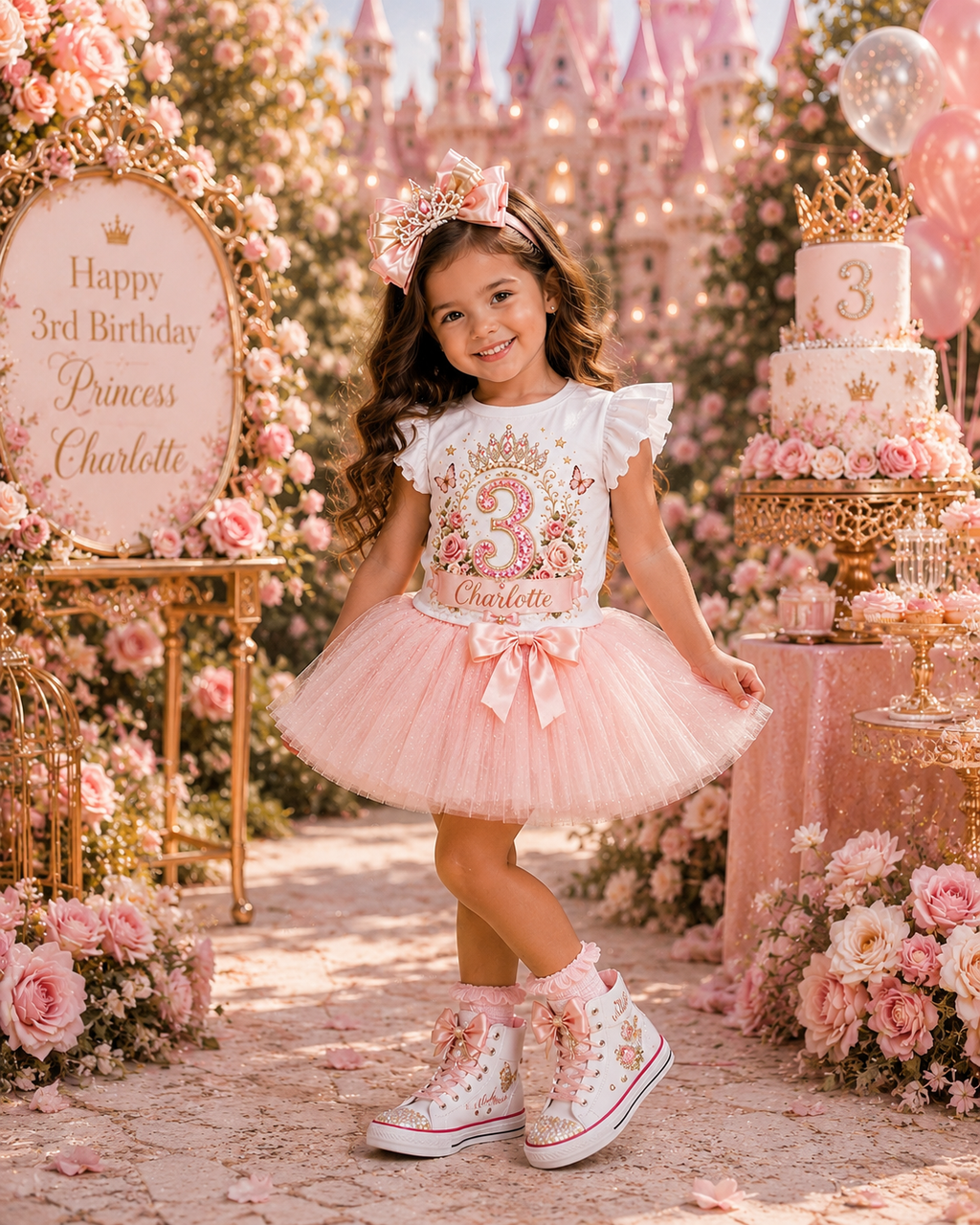 Royal Garden Princess | Personalized Princess Birthday Outfit