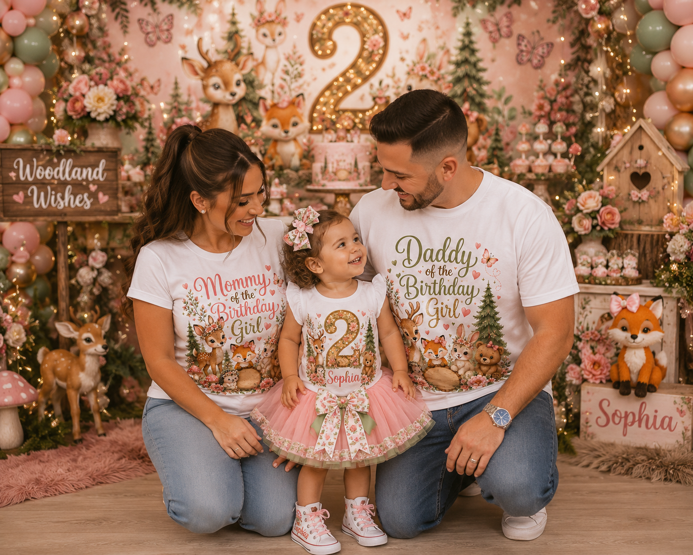 Woodland Wishes | Personalized Woodland Family Shirt