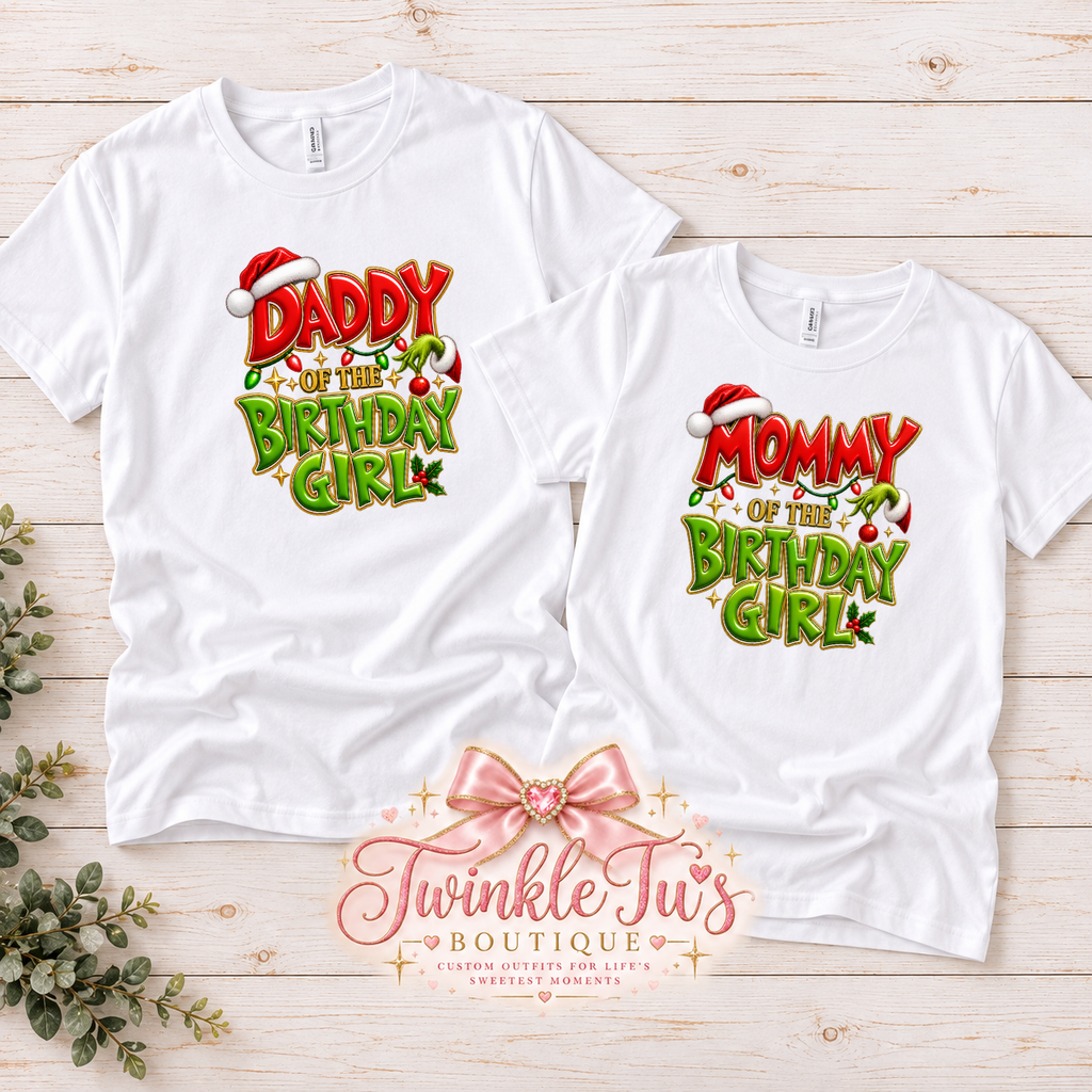 A Grinchy Christmas| Personalized Family Shirts