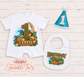 Island Legend Boys | Personalized Moana-Maui-Inspired Birthday Cake Smash Set