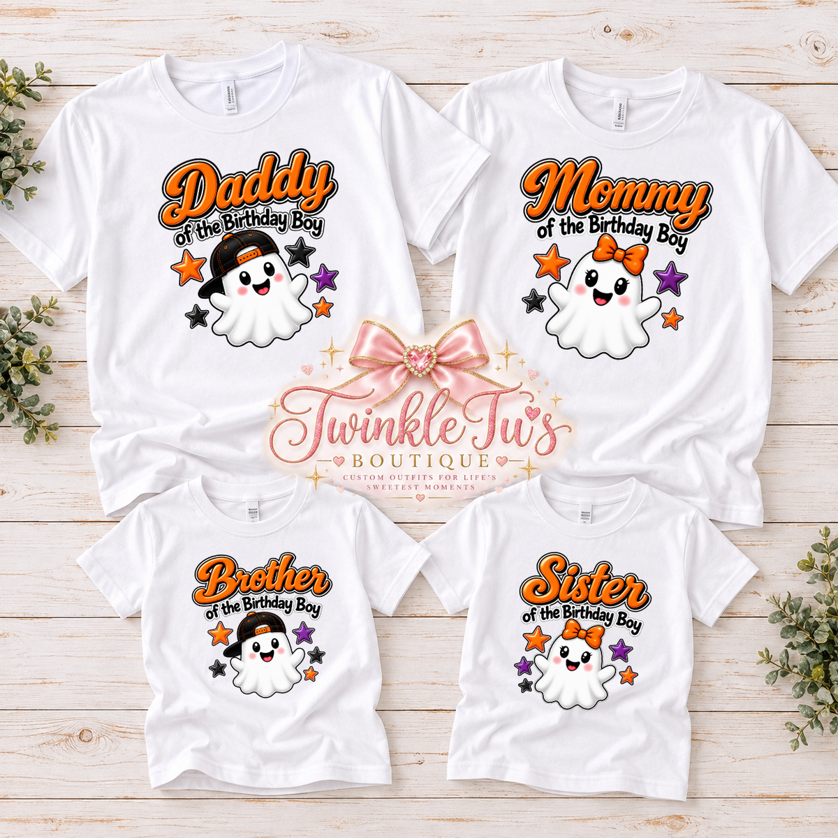 Birthday Boo Boys Collection| Personalized Halloween Family Shirt