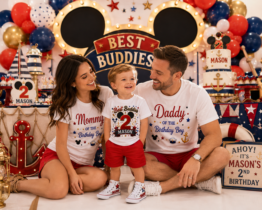Best Buddies Boys Collection| Personalized Birthday Shirt for Boys