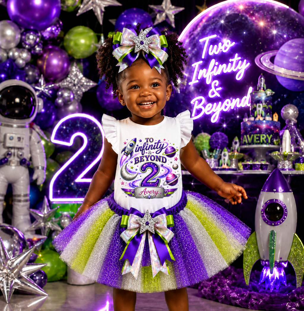 To Infinity & Beyond | Personalized Space Ranger Birthday Outfit