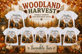 Woodland Harvest Boys Collection | Personalized Woodland Family Shirt