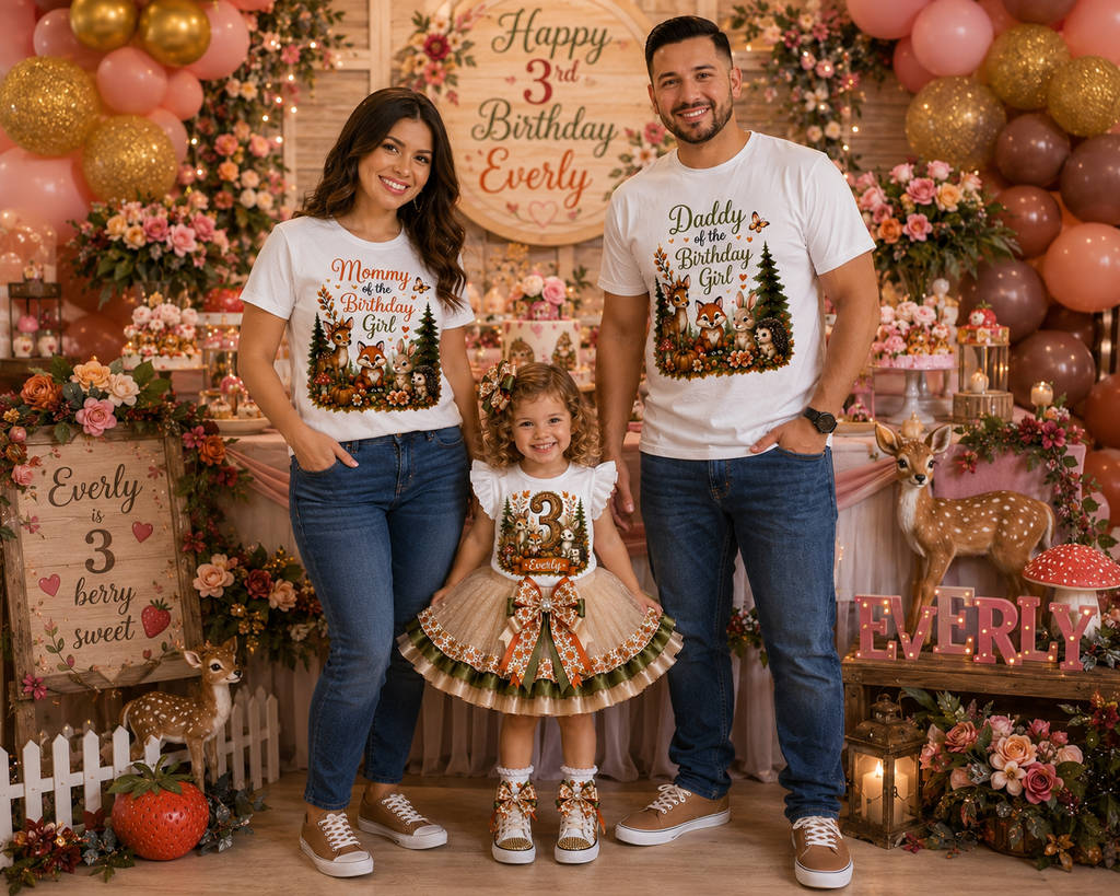 Woodland Harvest | Personalized Woodland Birthday Outfit