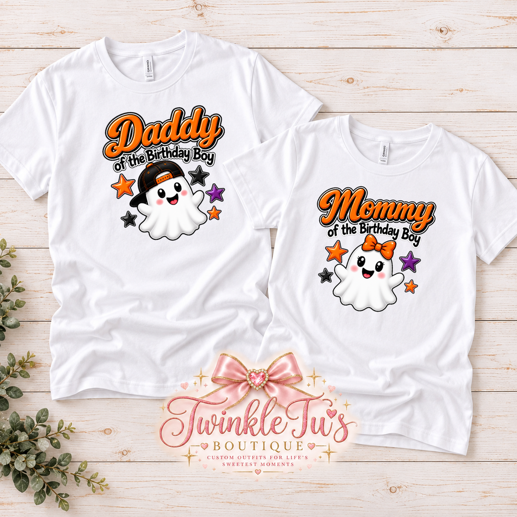 Birthday Boo Boys Collection| Personalized Halloween Birthday Shirt for Boys