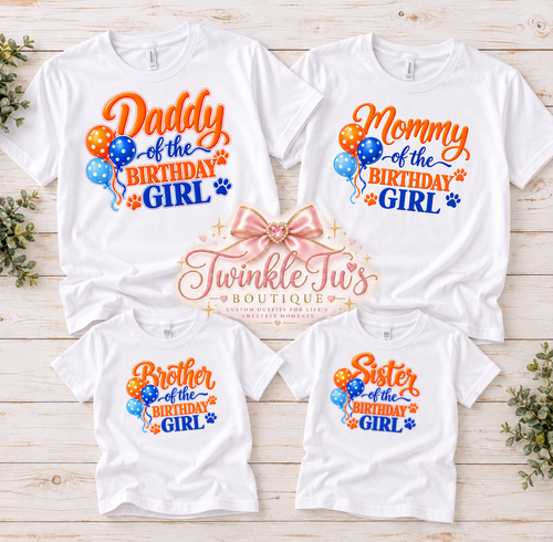 A Blue Celebration| Bluey-Inspired Family Birthday Shirts