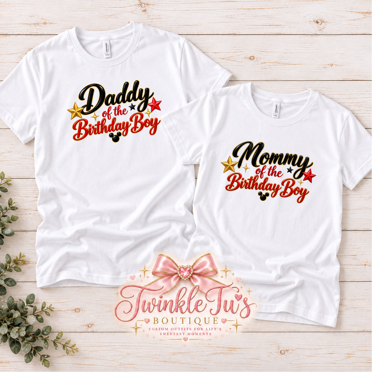 Oh Toodles Boys Collection| Personalized Mickey-Mouse Inspired Birthday Shirt for Boys