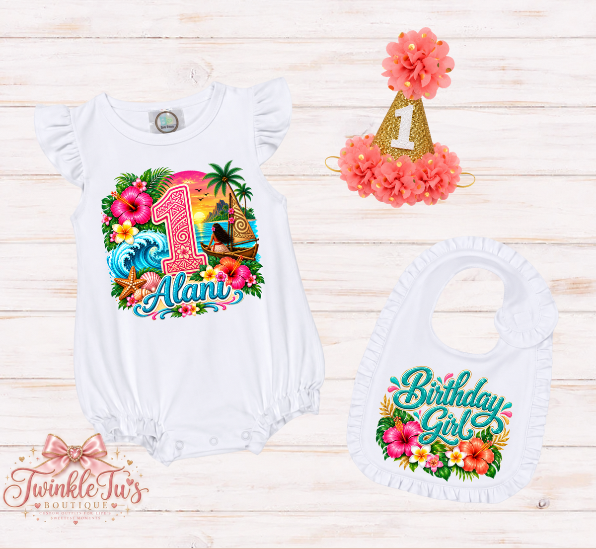 Beyond the Reef| Moana-Inspired Cake Smash Bundle