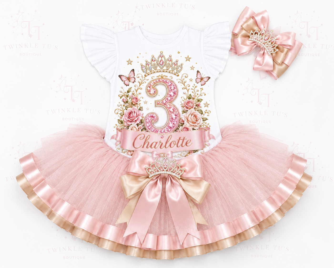 Royal Garden Princess | Personalized Princess Family Shirt