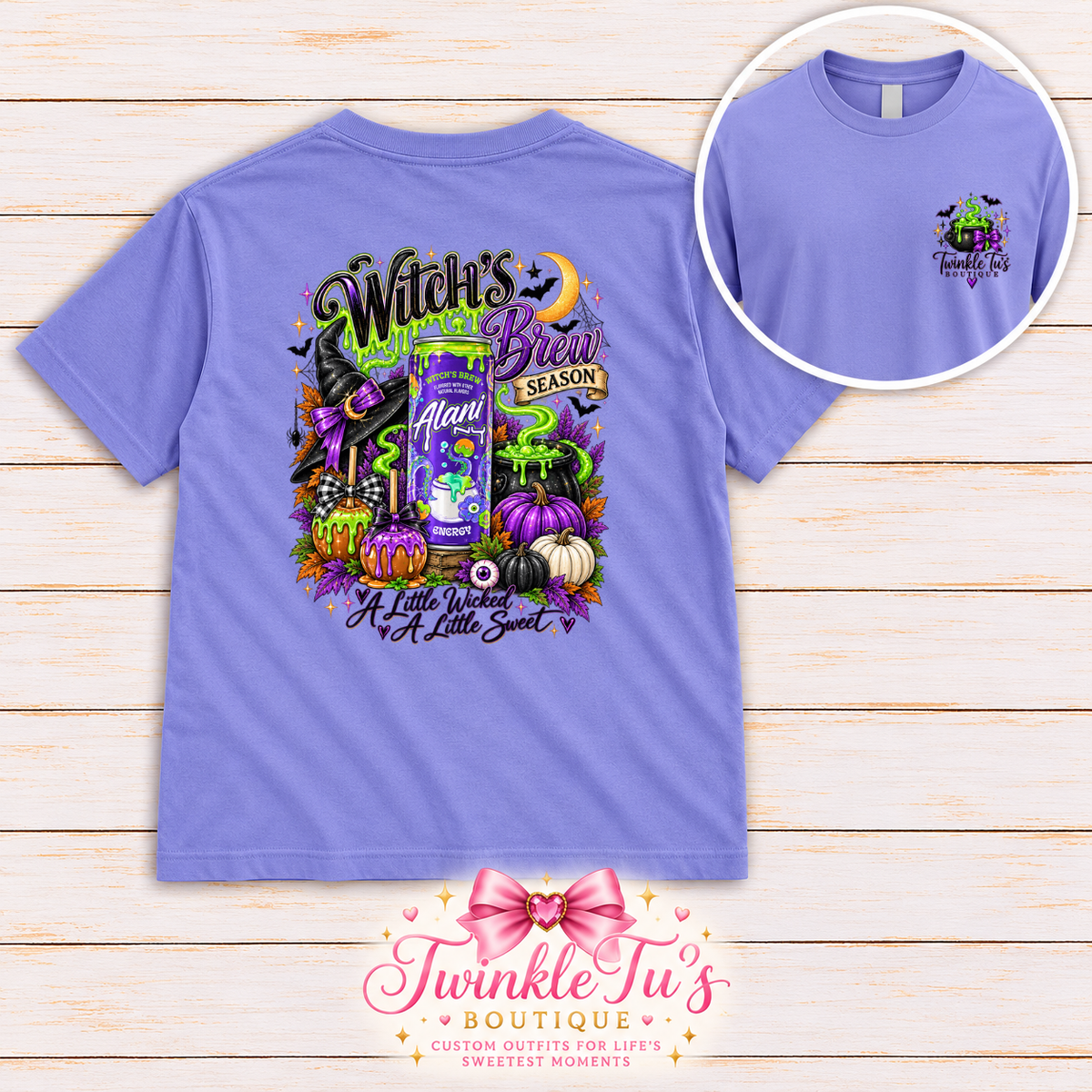 Witch’s Brew Season Halloween Graphic Tee | Twinkle Tu’s Boutique