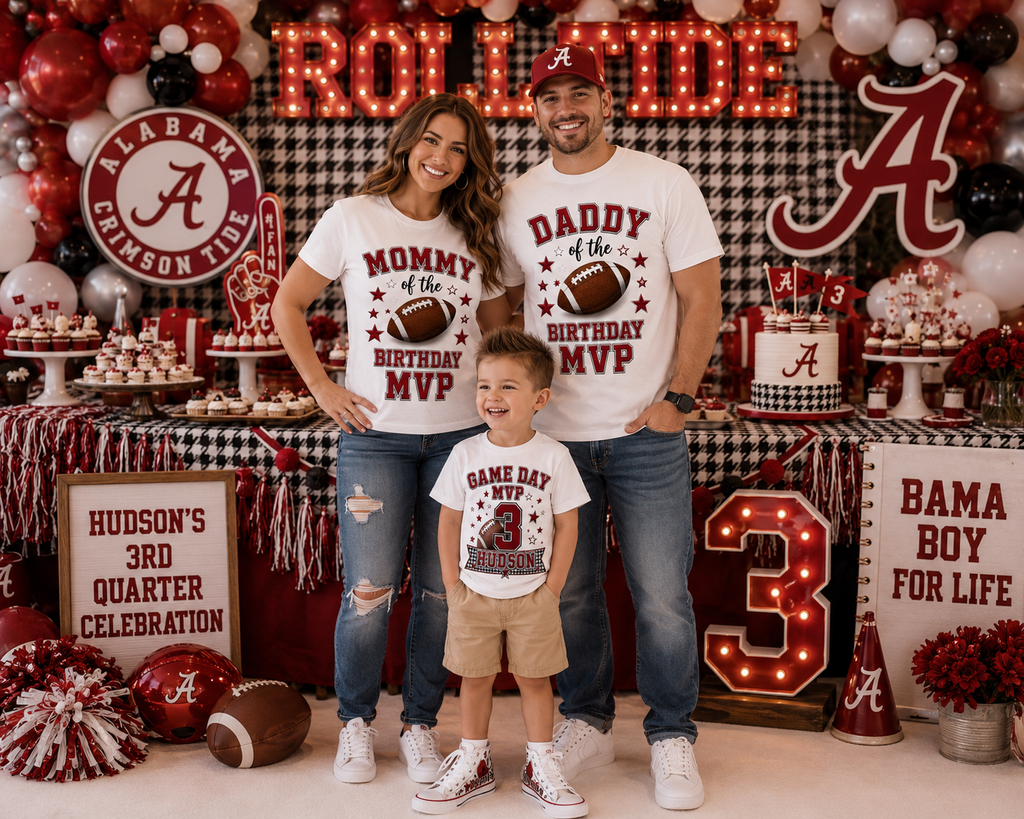 Game Day MVP Boys Collection | Personalized Football Family Shirt | Twinkle Tu's Boutique