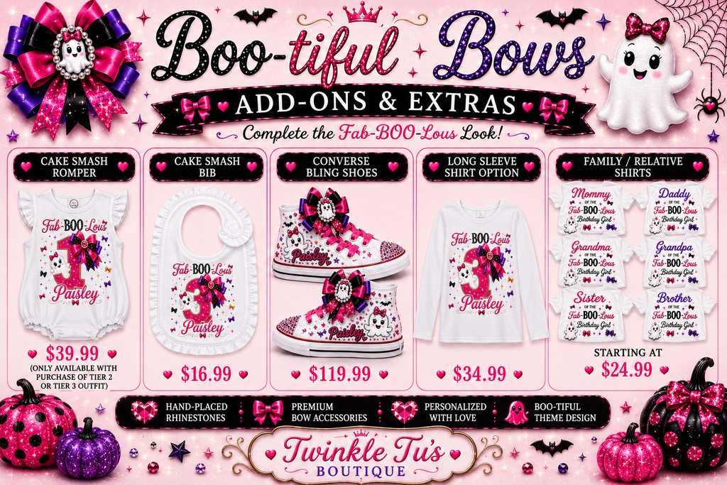 Boo-tiful Bows | Personalized Halloween Family Shirt