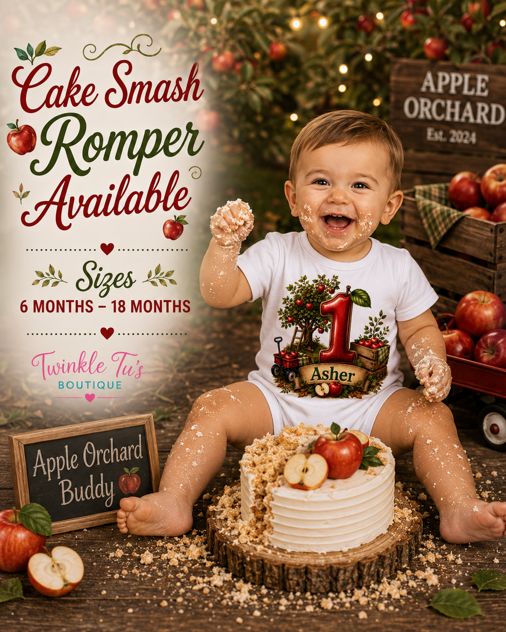 Apple Orchard Buddy |Personalized Apple Orchard Boys Birthday Shirt