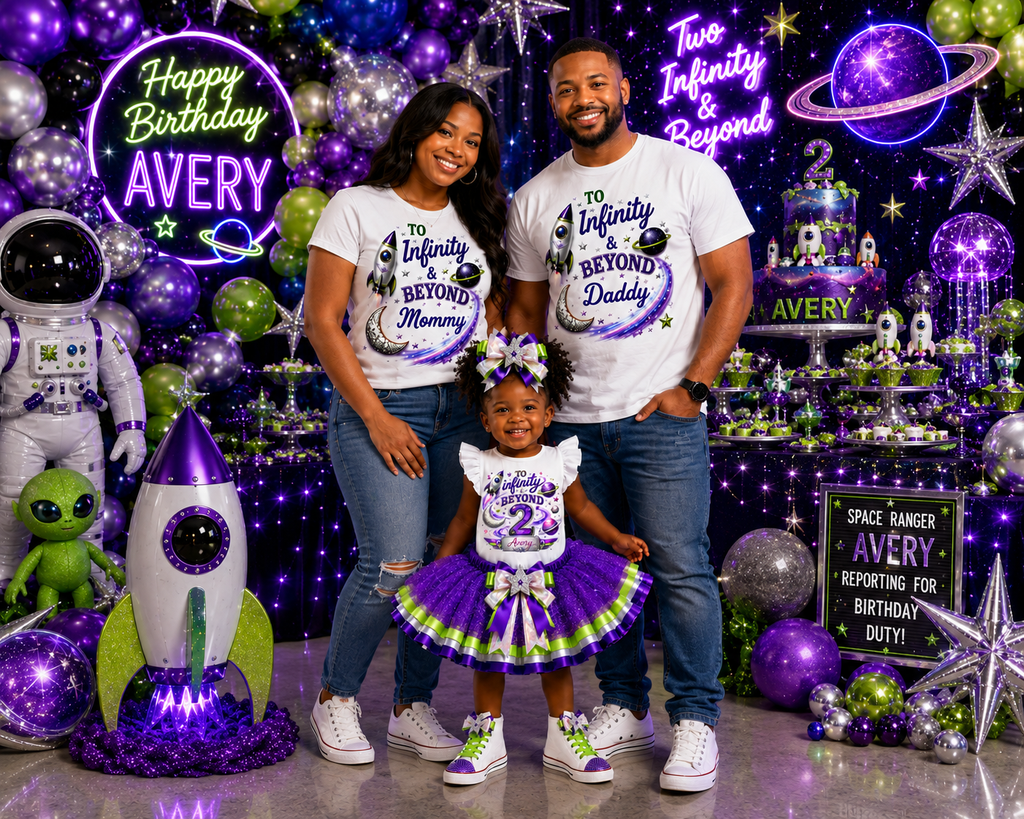 To Infinity & Beyond | Personalized Space Ranger Birthday Outfit