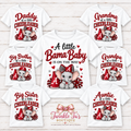 Little Fan on the Way-Custom College Team| Baby Shower, Pregnancy Announcement & Matching Family Tees
