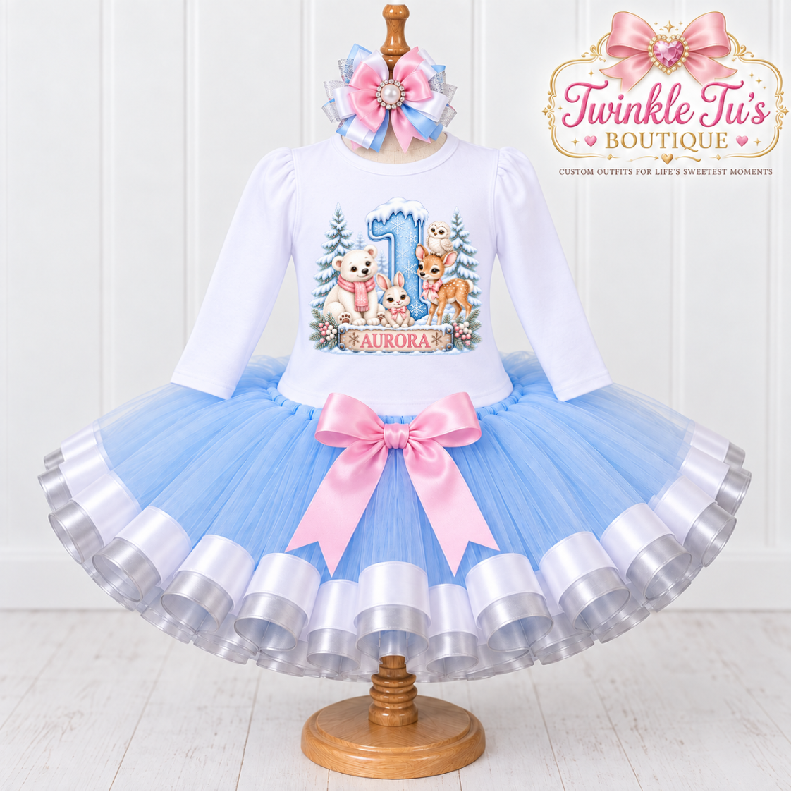 Woodland Winter| Personalized Woodland Birthday Outfit