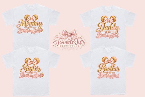 Birthday Bowtique | Minnie Mouse Inspired Personalized Family Shirts