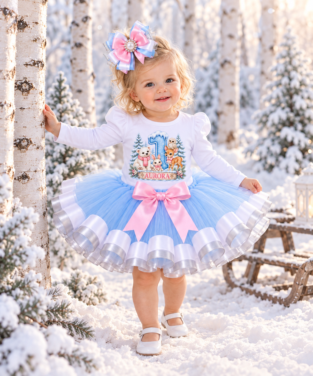 Woodland Winter| Personalized Woodland Birthday Outfit