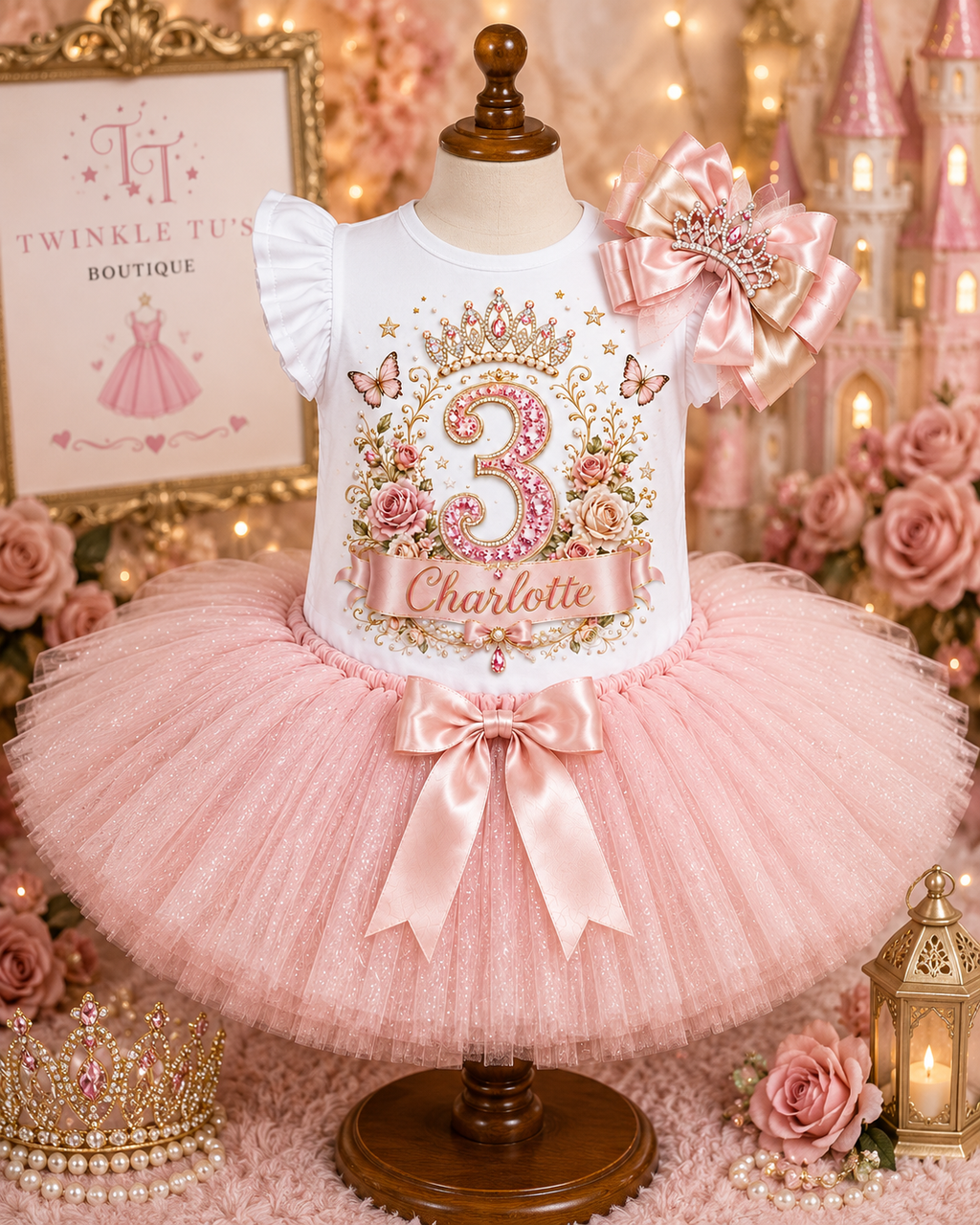 Royal Garden Princess | Personalized Princess Birthday Outfit