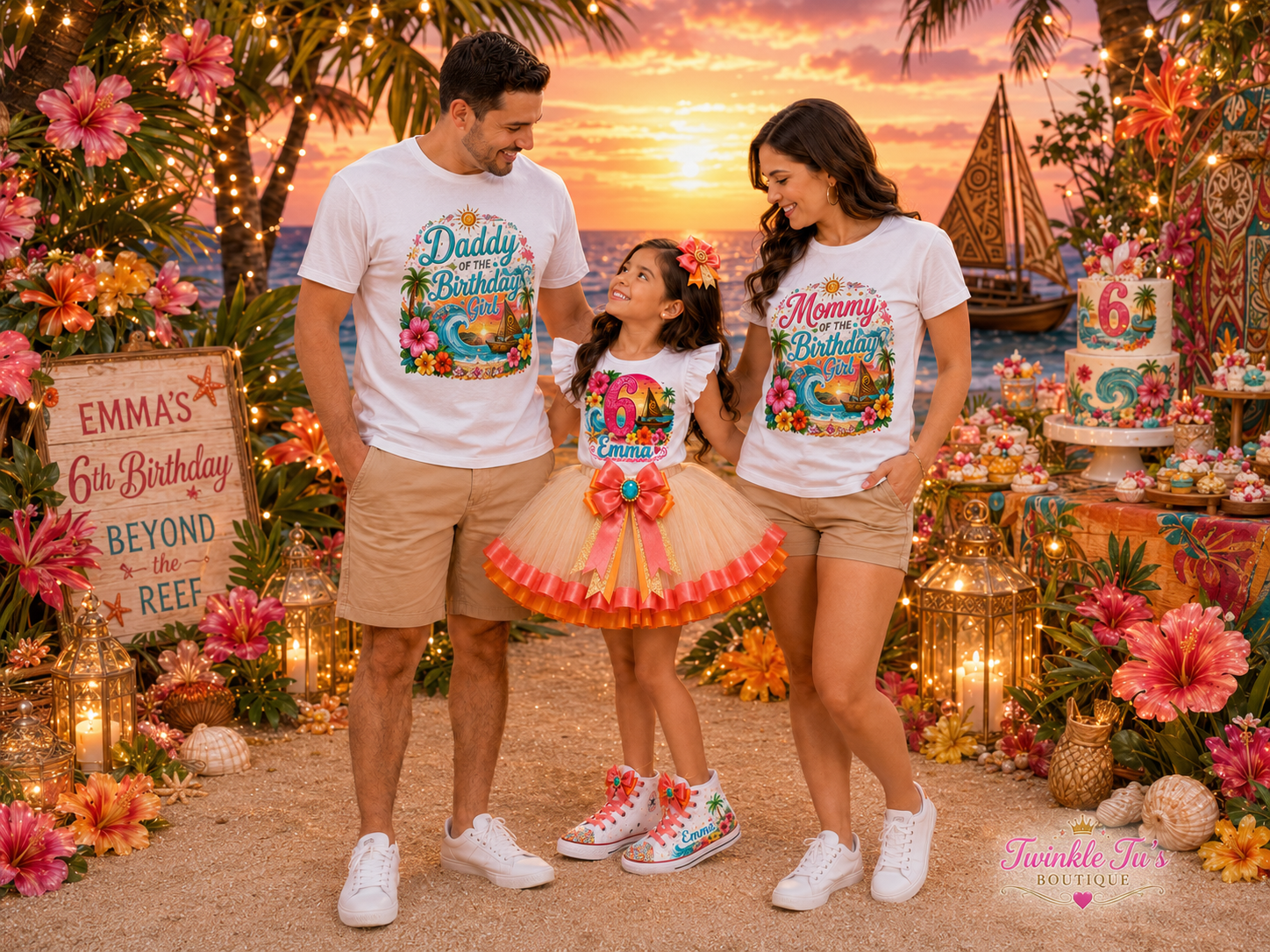 Beyond the Reef | Personalized Tropical Birthday Outfit