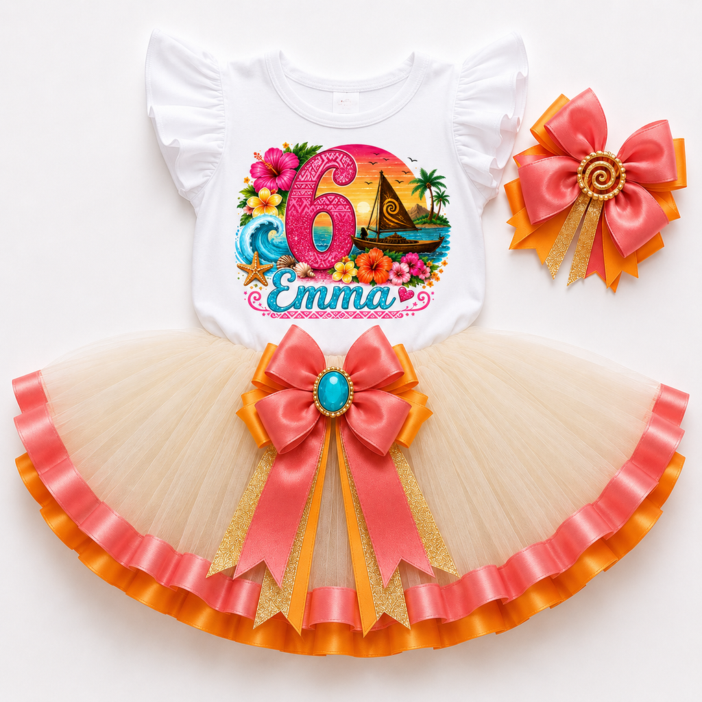 Beyond the Reef | Personalized Tropical Birthday Outfit
