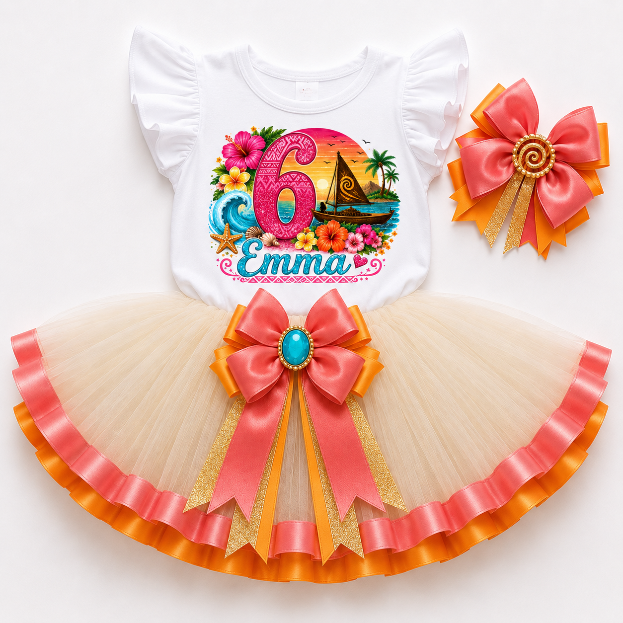 Beyond the Reef | Personalized Tropical Birthday Outfit