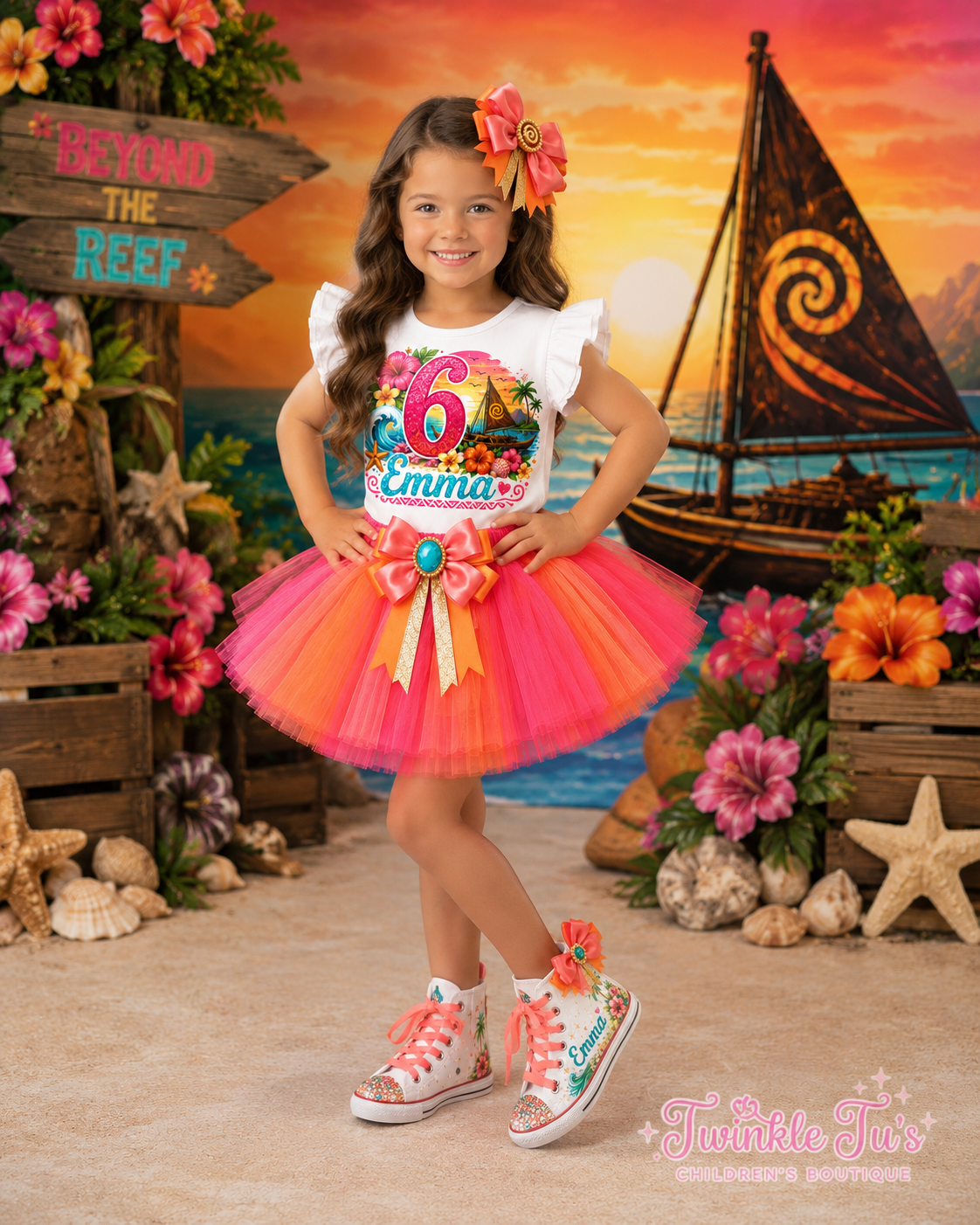 Beyond the Reef | Personalized Tropical Birthday Outfit