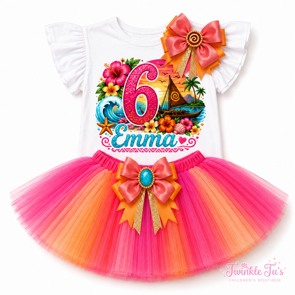 Beyond the Reef | Personalized Tropical Birthday Outfit
