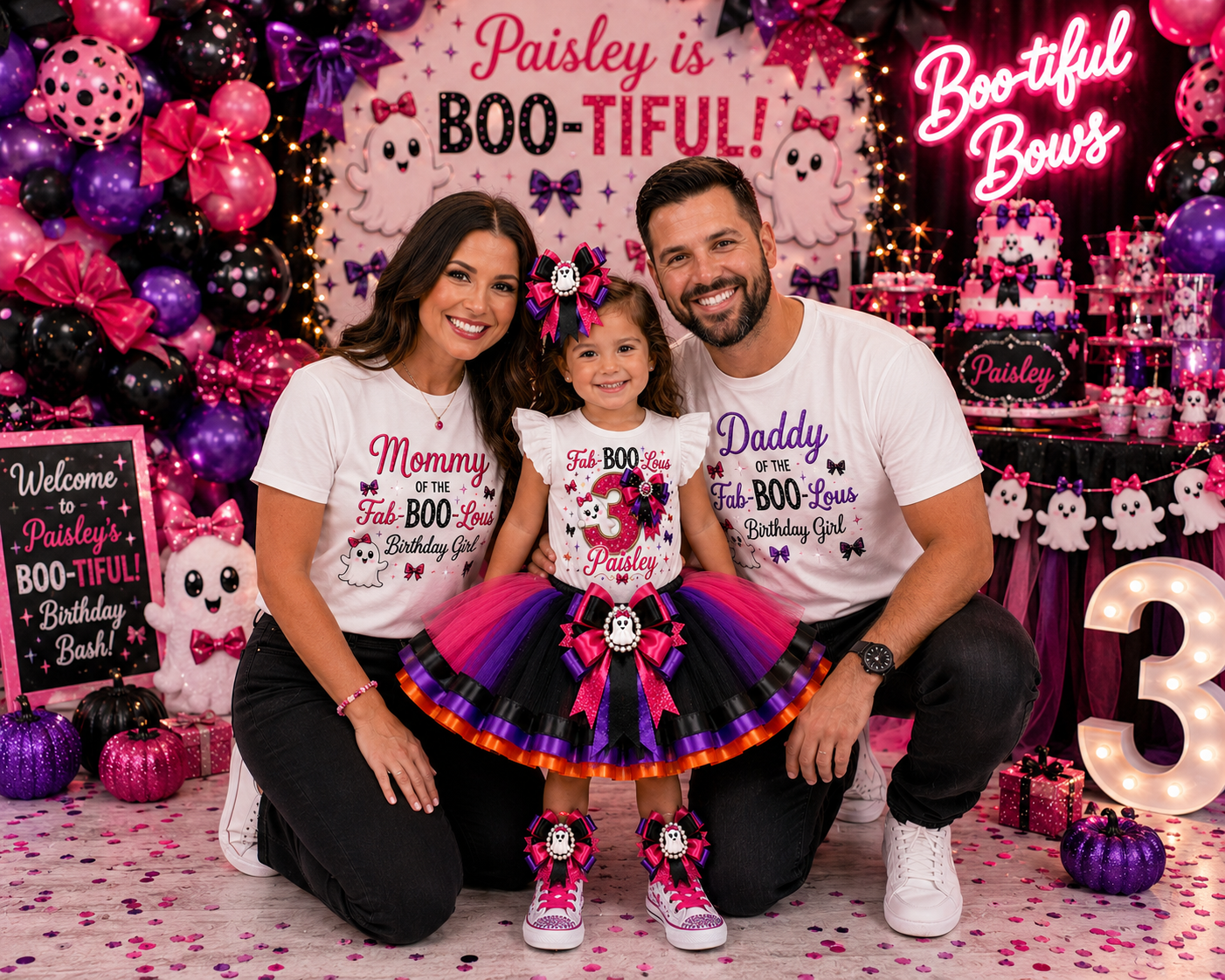 Boo-tiful Bows | Personalized Halloween Birthday Outfit