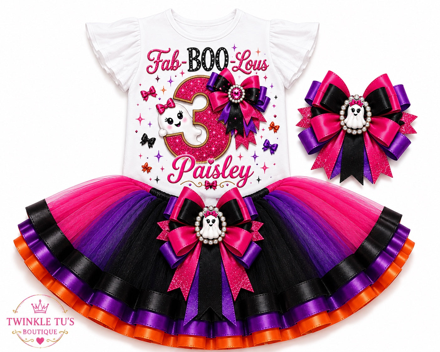 Boo-tiful Bows | Personalized Halloween Converse Bling Shoes