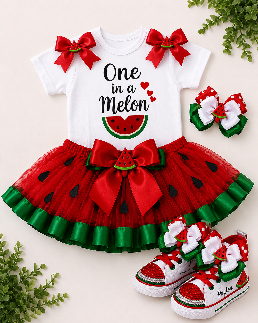 🍉 One in a Melon Birthday Outfit Set 🍉