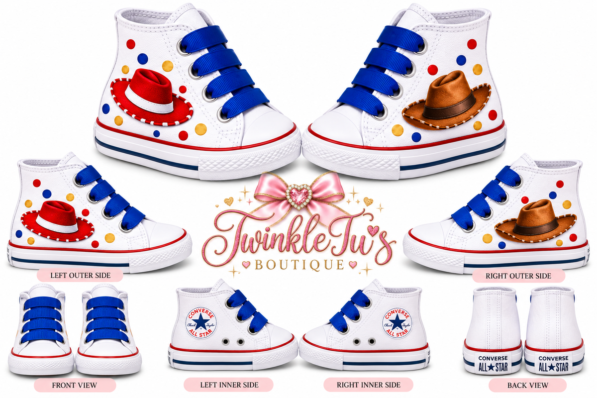 You've Got a Friend | Personalized Toy story-Inspired Custom Converse Shoes for Boys